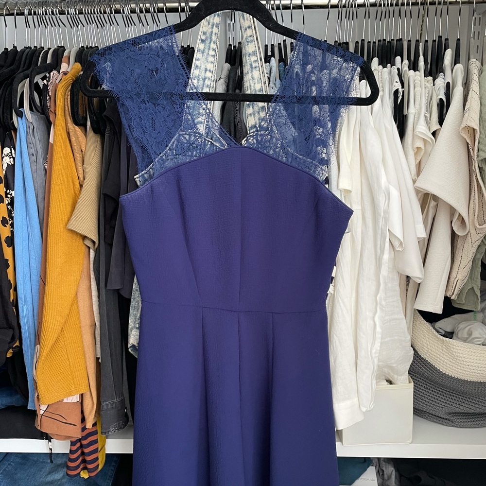 The Kooples Blue Lace Dress Size S